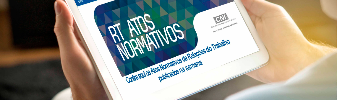 Atos Normativos de Relações do Trabalho publicados do dia 28 de setembro a 2 de outubro/2020