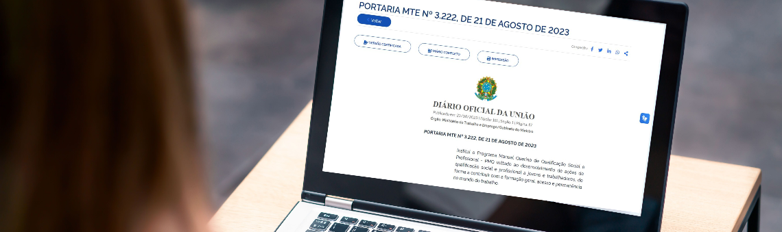 MTE cria o Programa Manuel Querino de Qualificação Social e Profissional